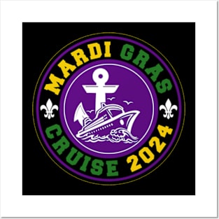 Mardi Gras Cruise 2024 Posters and Art